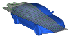 Streamsurface around car