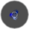 Petri dish with particles.