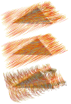 Original, Potential and Localized Flow around Delta Wing